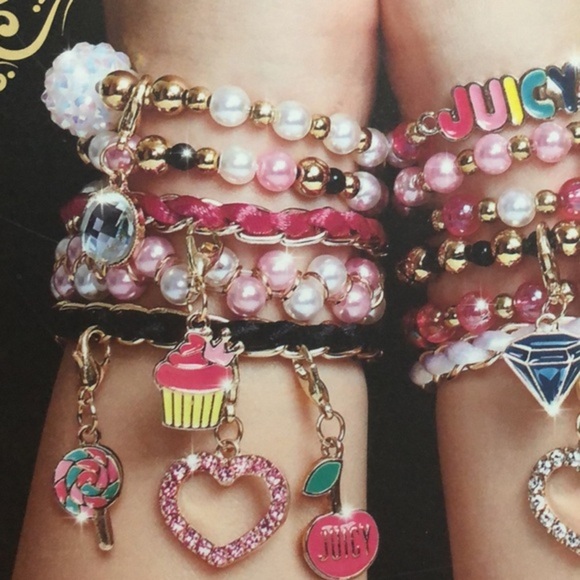 Juicy Couture 464 piece Pink & Precious Make It Real charm‎ bracelet kit set new - Picture 4 of 10